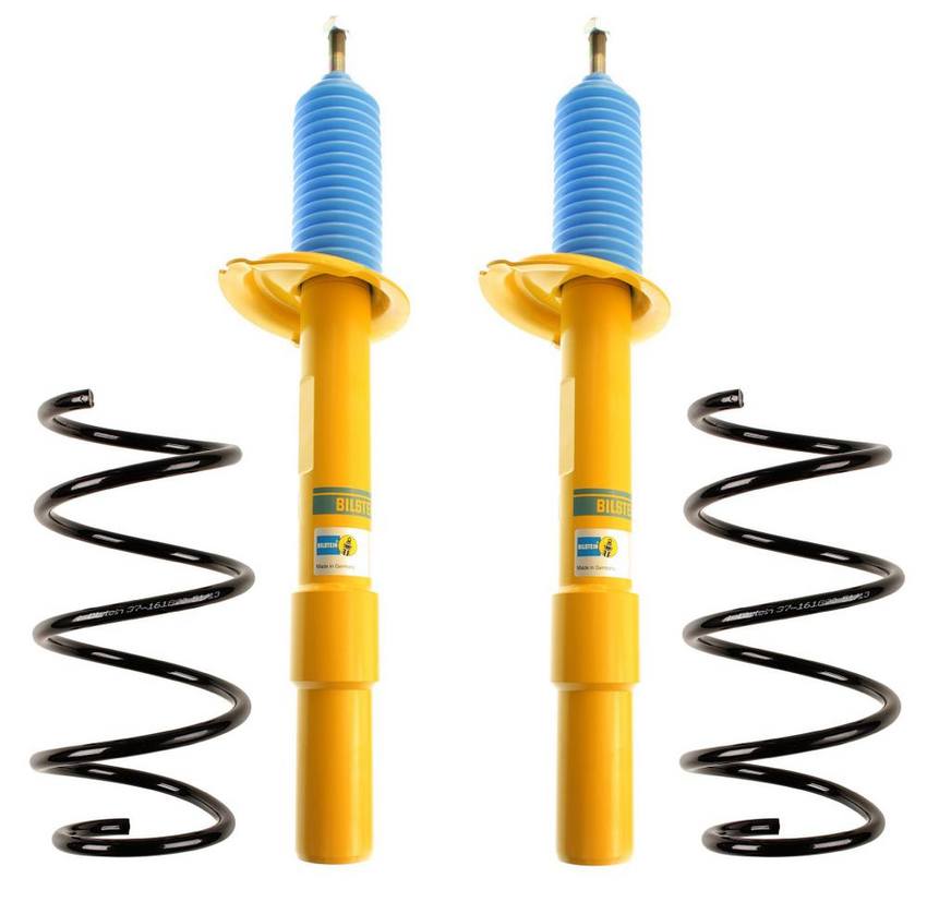 BMW Suspension Strut and Coil Spring Kit - Front (Standard Suspension) (B6 Performance) 31336761214 - Bilstein 3809742KIT